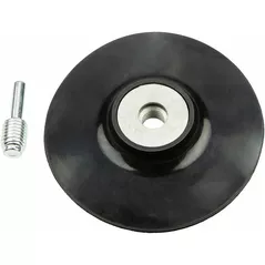 Set de tubulare, bite, duze Graphite 55H928 Disc de slefuit cu velcro si tija, 125mm, M14