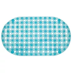 Covoraș de baie Bisk 05193 antiderapant, 39x69, albastru, PURE