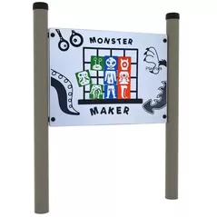 Комплектующий элемент для детской площадки PlayPark 4546 Интерактивная панель Puzzle Monster