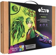 Набор для творчества Okto 20038 Tablou 3D cu plastilină ușoară 29x29сm Manga, Pământ