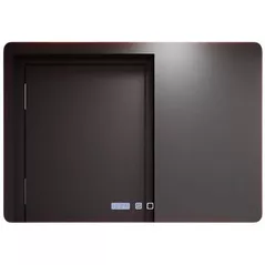 Oglindă baie Bayro Alfa 800x800 LED 3C touch c подогревом, часами и термометром
