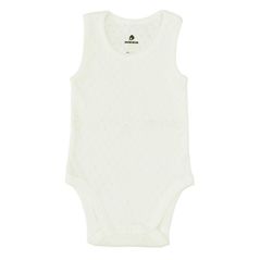 Детская одежда Minikin 25170586 Ажурный листик Боди-майка р-р86, молочный, унисекс