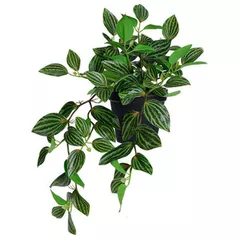 Plantă artificială Promstore 49454 Floare artificiala Tradescantia zebrina 42cm, in ghiveci