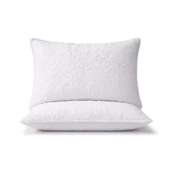 Textile de casă Somnart 025513 Set 2 perne matlasate ajustabile Somnia, microfibra alba (50x70)