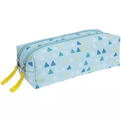 Школьный пенал Promstore 52382 Penar 22X8X8cm "Dino", textil, cu fermoar dublu