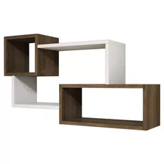 Raft decorativ Hanah Home Afro White Walnut