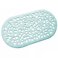 Covoraș de baie Bisk 06763 antiderapant, 68x39, turcoaz, GRENADA