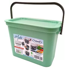 Урна для мусора Promstore 35797 Tontarelli Moda 5l, 27.2x17.5x18.5cm, fistic