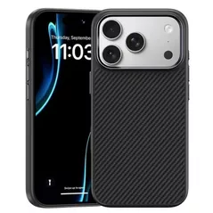 Husă pentru smartphone Benks ArmorPro 600D Phone Case Built with Kevlar iP17 Pro Max (Black)