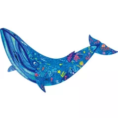 Puzzle Hape E1668 Puzzle de podea Balena cu cocoașă, 200 elem.