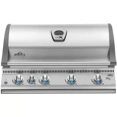 Мангал Napoleon BILEX605, gratar gaz incorporat, inox (BILEX605RBIP)