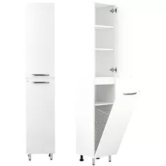 Шкаф-пенал Mashtab 10349 Agat cu cos 350x350x1900 Alb