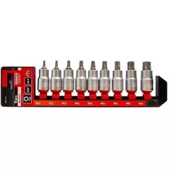 Set de tubulare, bite, duze Modeco Expert 309803 Set chei tubulare T20-T70mm, 1/2" (9buc) Torx MN-57-154