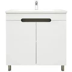 Шкаф под умывальник Bayro Etna Duo под умыв. Argo 800 белый мат