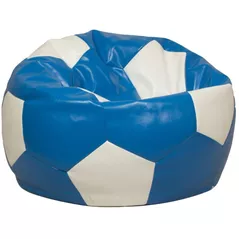 Кресло-мешок Because BALL BlueWhite (100x100x100cm)