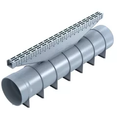 Trap de duș Axhell 3031015 Ucan set 6un, material PP gri, C250, 540x30x195mm