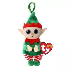 Мягкая игрушка TY TY43117 Breloc Elf Elfonzo 8.5cm