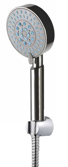 Набор для душа Bisk 05898 Cap de dus BASE 5F cu suport de perete, crom