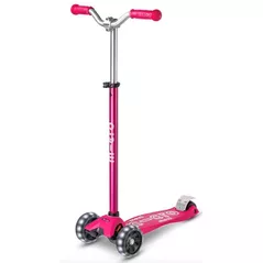 Самокат Micro MMD040 Maxi Deluxe Pro LED Pink