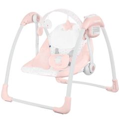 Leagăn pentru bebeluși Kikka Boo 31005010045 Chillo Hippo Dreams Pink