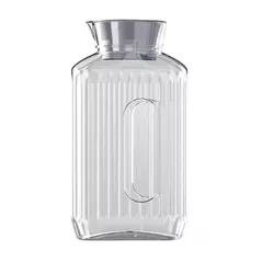 Посуда для напитков Бытпласт 55675 Ulcior cu capac Phibo Trend 2L, metalic gri