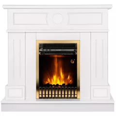 Камин электрический ArtFlame Ambasador nut & Gala gold