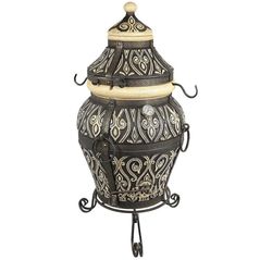 Ceaun grătar Grand Tandyr GT0001 Tandoor Asia size XL cu capac rabatabil