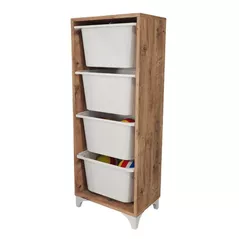 Etajeră Bofigo Стеллаж для хранения игрушек 12-04-02 Pine/White
