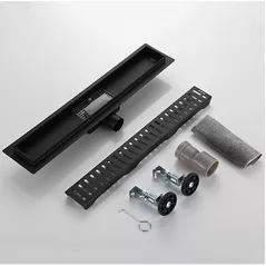 Душевой трап Gappo G 88007- 36 Inox 70x800 Negru