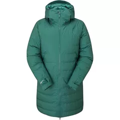 Îmbrăcăminte sport Rab Scurta dame Valiance Parka Green Slate 10 (QDB-51-GNS-10)