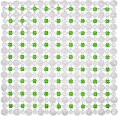 Covoraș de baie Bisk 05199 antiderapant, 45x45, verde, SIMPLY