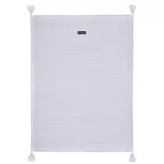 Set de perne si plapume Zaffiro wafel + tassel 75 x 100 cm Grey