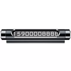 Accesoriu auto Baseus ACNUM-01 Suport numar telefon Baseus Temporary Parking, Black