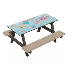 Complex de joacă pentru copii PlayPark 3021 Masuta de joaca educational DS-21