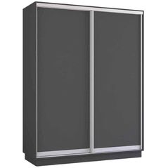 Шкаф Mobildor-Lux Fox uși glisante din PAL (150x60x200H cm) Anthracite