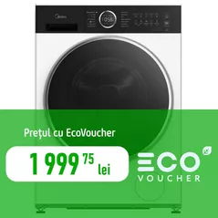 Стиральная машина с фронтальной загрузкой Midea MF205W100BA30/W-BK