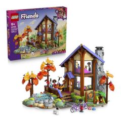 Set de construcție Lego 42705 Friends. Cabană confortabilă în pădure în toamnă