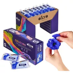 Набор для творчества Okto 10028 Plastilină aerată Air Clay Colours, 10buc, bleu, mărimea S