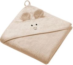 Аксессуар для купания BabyOno 1553/06 Prosop din bambus de baie cu gluga maro 100x100