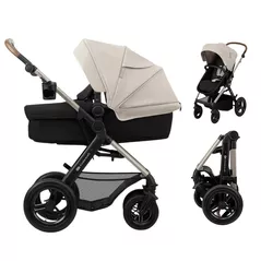 Сărucior pentru copii KinderKraft 3in1 Moov 2 Air KSMOOV02GRY0000 Moonlight Grey
