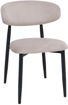 Scaun Deco Meridian Beige + Black Legs
