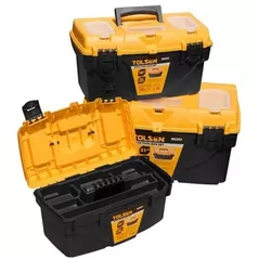 Sistem de depozitare a instrumentelor Tolsen Set 3 cutii din plastic (80203)