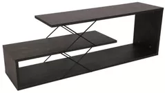 Comodă TV Trendy Zigzag, Maro inchis 120x40x30cm