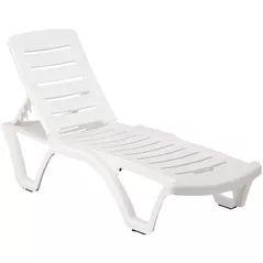 Садовая мебель GardenLine Шезлонг KAS0667 White