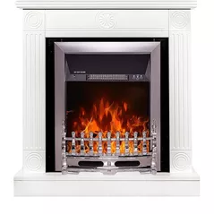 Камин электрический ArtFlame Donald & Galileo silver, 865x820x250 mm, Alb