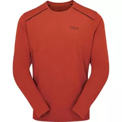 Одежда для спорта Rab Tricou barbati Force LS Tee Tuscan Red L (QBL-07-TRD-LRG)