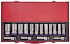 Set de tubulare, bite, duze King Tony 4316MR набор торцевых головок глубоких 6 гран. 10-32мм 1/2", 16 пр.