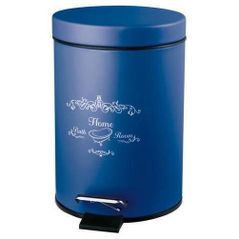 Coș de gunoi Bisk 07501 cu pedala 3L NICEA, albastru