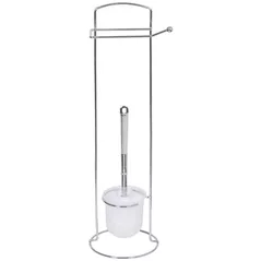 Аксессуар для туалета Bisk 07558 Suport stationar perie wc (crom) cu un cuier