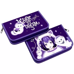 Школьный пенал Erich Krause 59908 Penar 135x205x30mm Space Anime